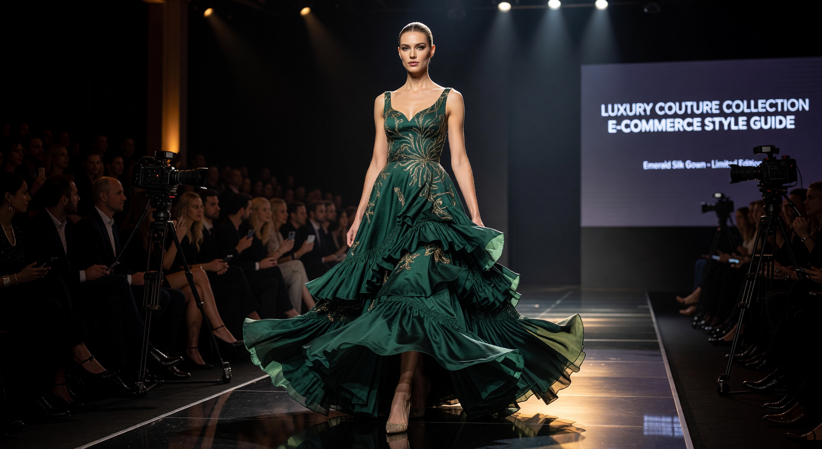 Couture runway — theatre of desire