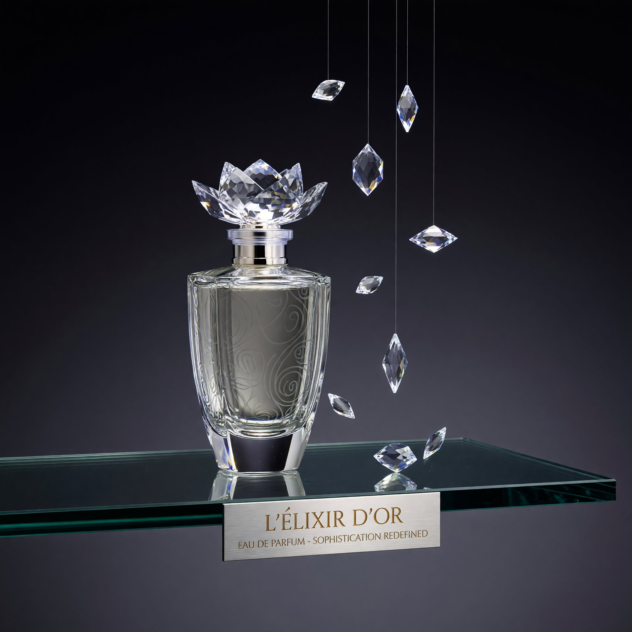 Perfume bottle — object as brand